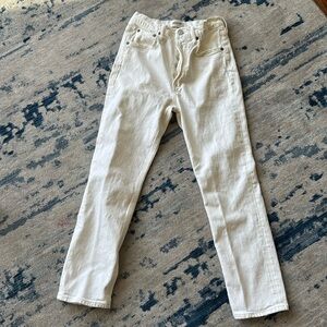 Agolde Riley Crop  High Rise Jeans